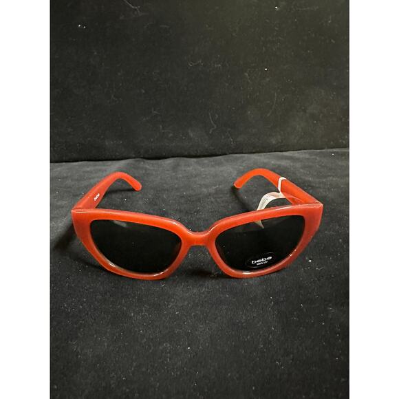 Bebe Women’s Cat-Eye Sunglasses – Red – 100% UV Protection (NWT) main image 5